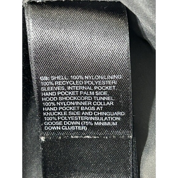 The North Face Womens Jacket Gray LARGE Goose Down Fill Quilted Long Puffer Coat - Picture 14 of 16